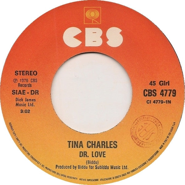 Tina Charles : Dr. Love (7")