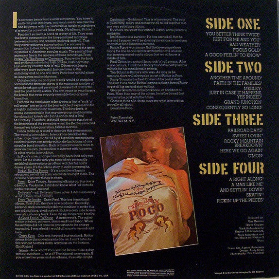 Poco (3) : The Very Best Of Poco (2xLP, Comp, Yel)