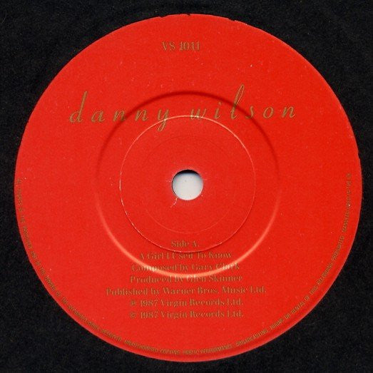 Danny Wilson (2) : A Girl I Used To Know (7", Single)