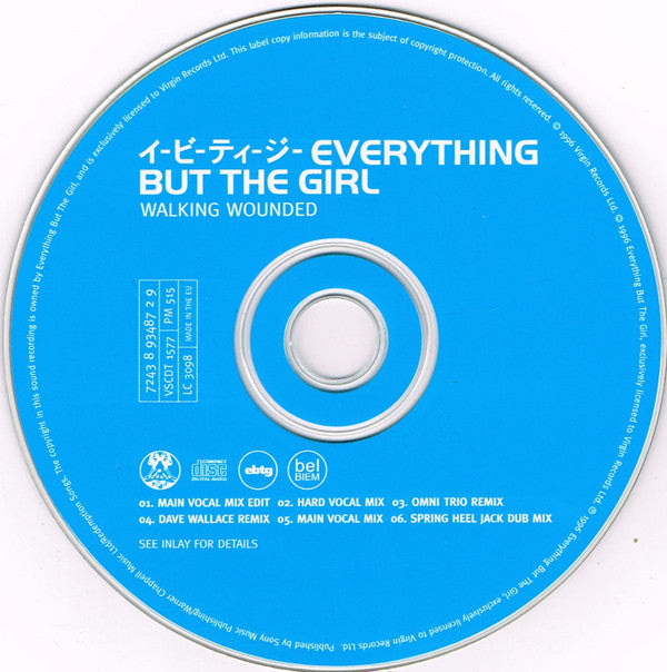 Everything But The Girl : Walking Wounded (CD, Single)