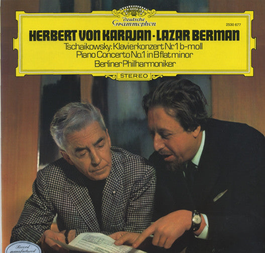 Tschaikowsky* / Herbert von Karajan, Lazar Berman, Berliner Philharmoniker : Klavierkonzert Nr. 1 B-Moll / Piano Concerto No. 1 In B Flat Minor (LP)