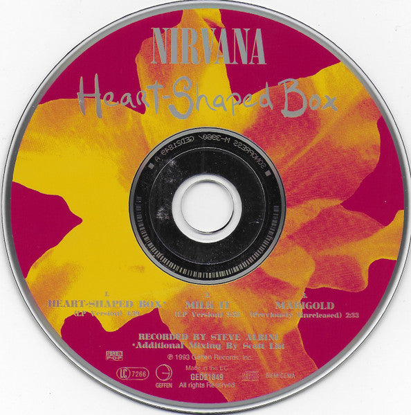 Nirvana : Heart-Shaped Box (CD, Single, RP)