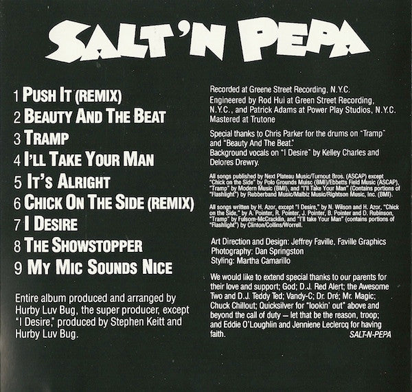Salt 'N' Pepa : Hot, Cool & Vicious (CD, Album, RE)