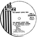 The Ramsey Lewis Trio : At The Bohemian Caverns (LP, Album, Mono)