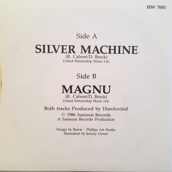 Hawkwind : Silver Machine (7", Single)