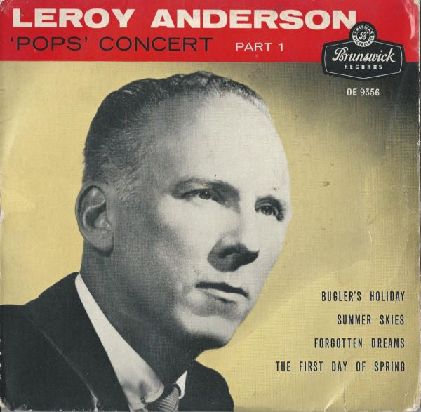 Leroy Anderson : 'Pops' Concert Part 1 (7", EP)