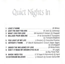 Unknown Artist : Quiet Nights In (20 Instrumental Greats) (CD, Comp)