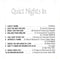 Unknown Artist : Quiet Nights In (20 Instrumental Greats) (CD, Comp)