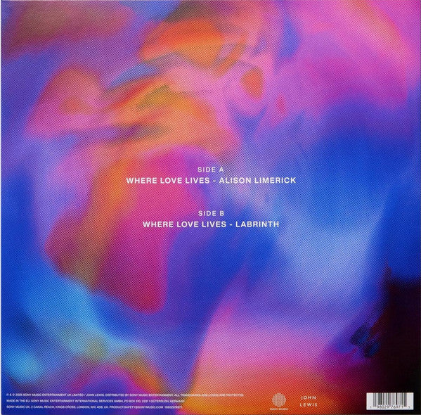 Alison Limerick, Labrinth : Where Love Lives (12", Ltd)