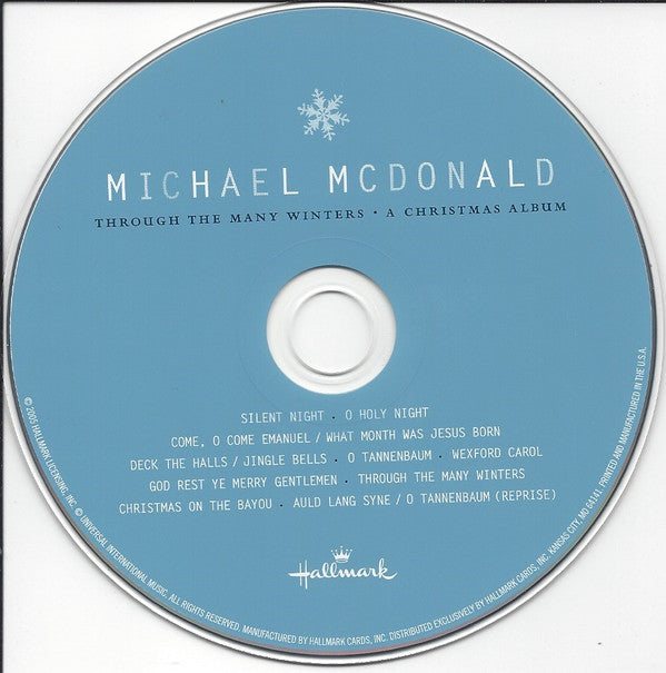 Michael McDonald : Through The Many Winters: A Christmas Album (CD, Album)