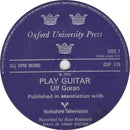 Ulf G. Åhslund : Play Guitar (7", Mono)