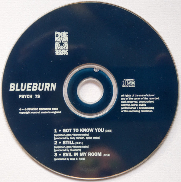 Burn (5) : Got To Know You (CD, Single)