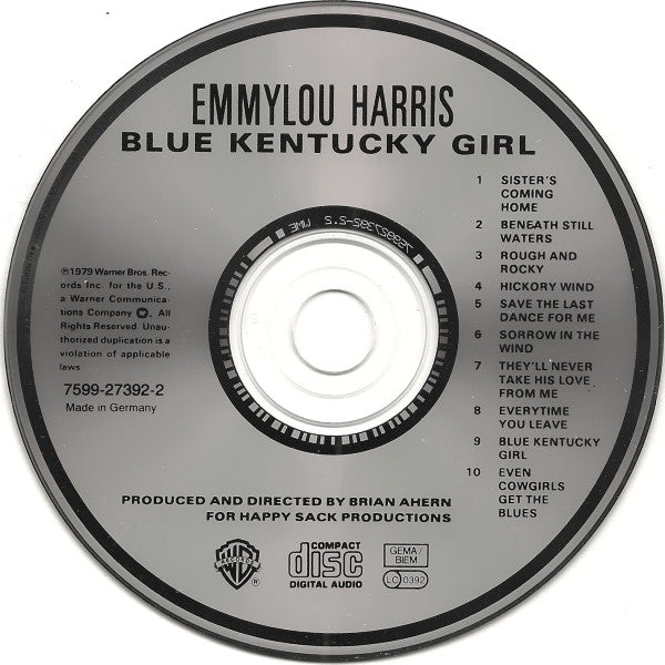 Emmylou Harris : Blue Kentucky Girl (CD, Album, RE)