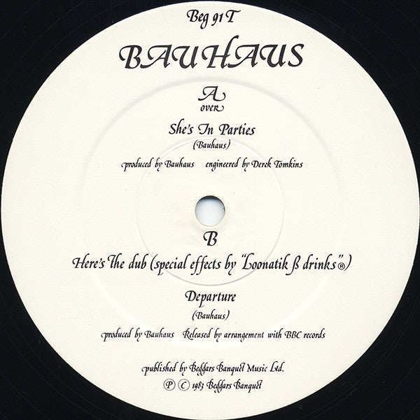 Bauhaus : She's In Parties (12", Single)