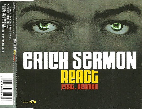 Erick Sermon Feat. Redman : React (CD, Single, Enh)