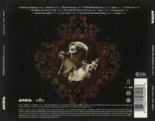 Sarah McLachlan : Mirrorball (CD, Album, Enh)