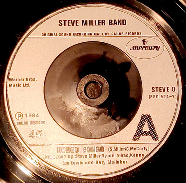 Steve Miller Band : Bongo Bongo (7")