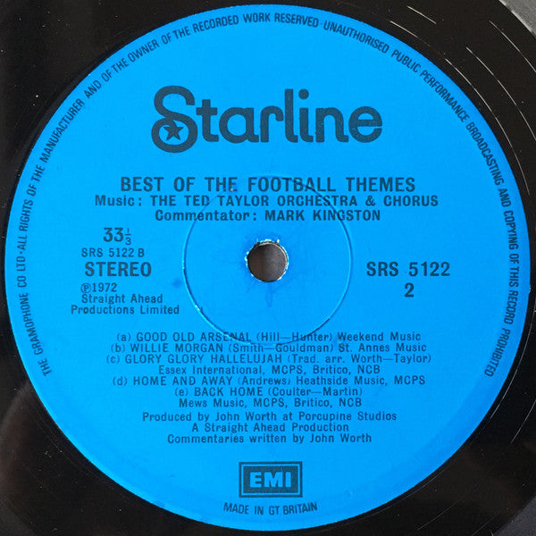 The Ted Taylor Chorus & Orchestra : Best Of The Football Themes (LP)