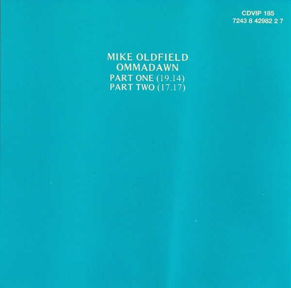 Mike Oldfield : Ommadawn (CD, Album, RE)