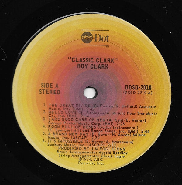 Roy Clark : Classic Clark (LP)