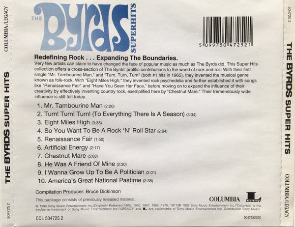 The Byrds : Super Hits (CD, Comp, RE)
