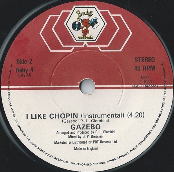 Gazebo : I Like Chopin (7", Single)