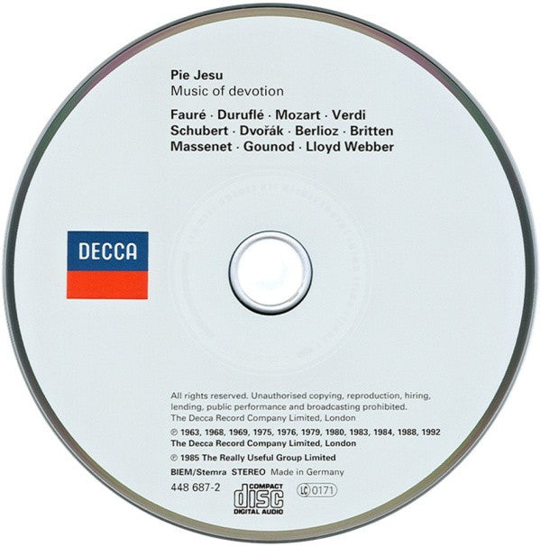 Various : Pie Jesu (CD, Comp)