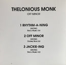 Thelonious Monk : Off Minor (CD, Comp)