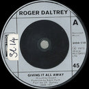 Roger Daltrey : Giving It All Away (7", Single, Sil)