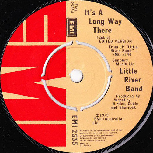 Little River Band : It's A Long Way There (7", Single)