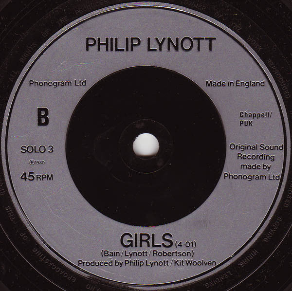 Phil Lynott : Yellow Pearl The Theme From Top Of The Pops (7", Single, Inj)
