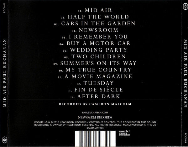 Paul Buchanan : Mid Air (CD, Album)