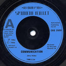 Spandau Ballet : Communication (7", Single, Blu)