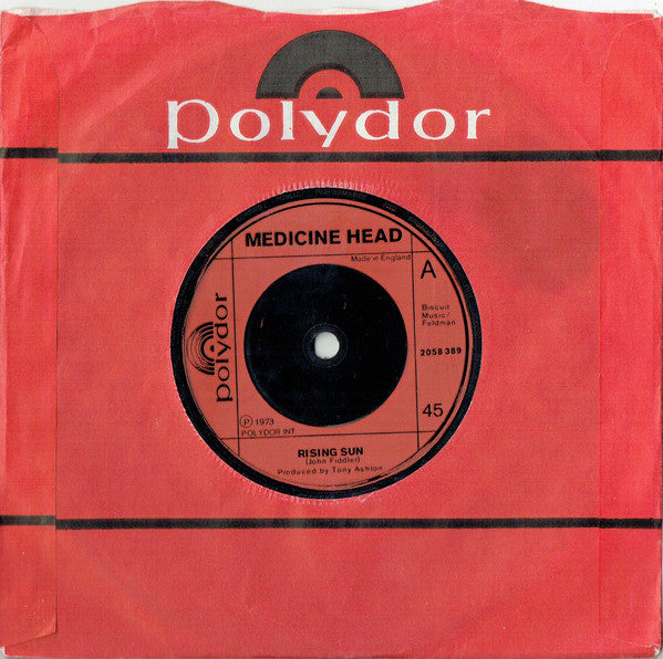 Medicine Head (2) : Rising Sun (7", Single, Inj)