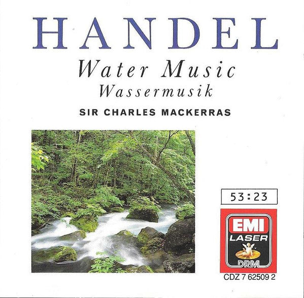 Handel* / Sir Charles Mackerras : Water Music -  Wassermusik (CD, Album)