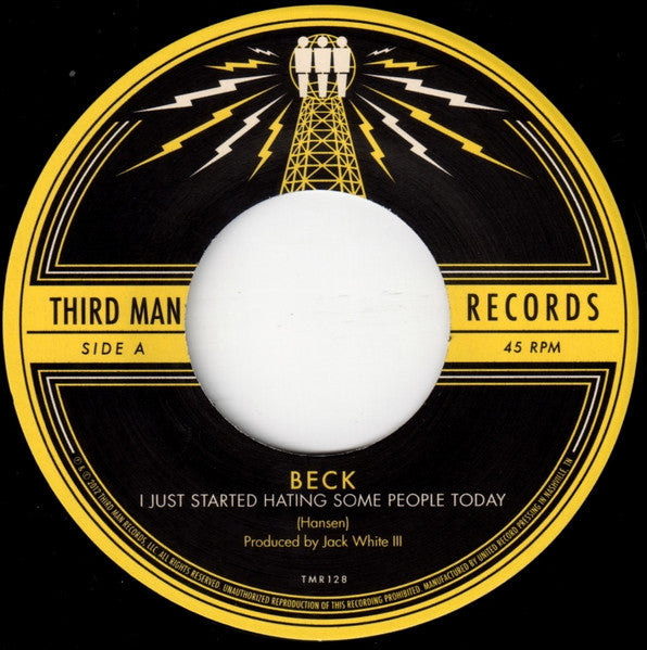 Beck : I Just Started Hating Some People Today (7", Single)