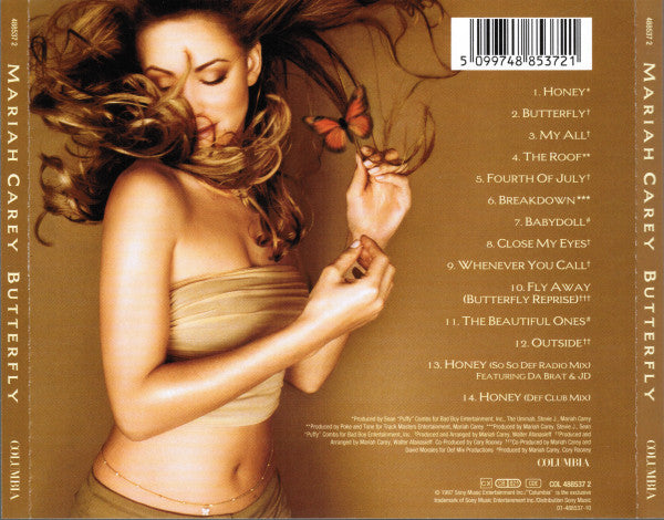 Mariah Carey : Butterfly (CD, Album)