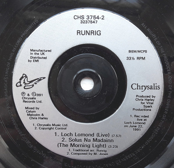 Runrig : Hearthammer EP (7", EP)
