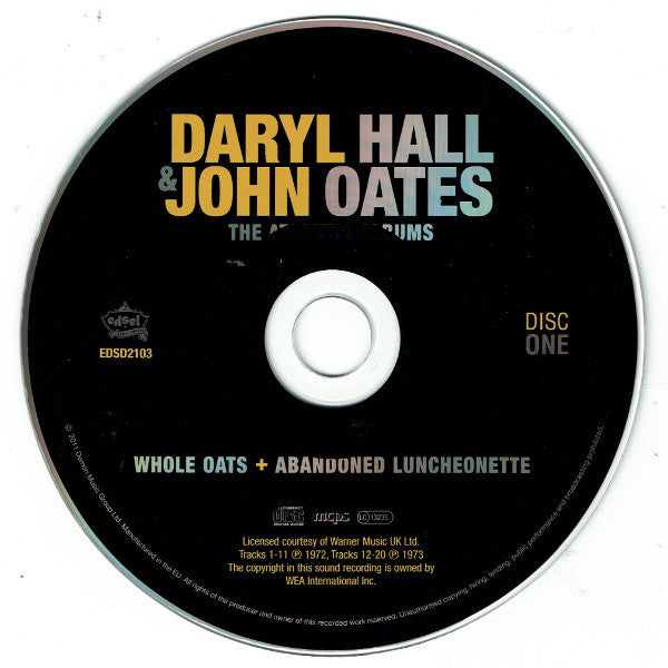 Daryl Hall & John Oates : Whole Oats + Abandoned Luncheonette + War Babies... Plus (2xCD, Comp, RM)