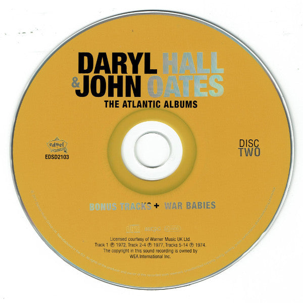 Daryl Hall & John Oates : Whole Oats + Abandoned Luncheonette + War Babies... Plus (2xCD, Comp, RM)