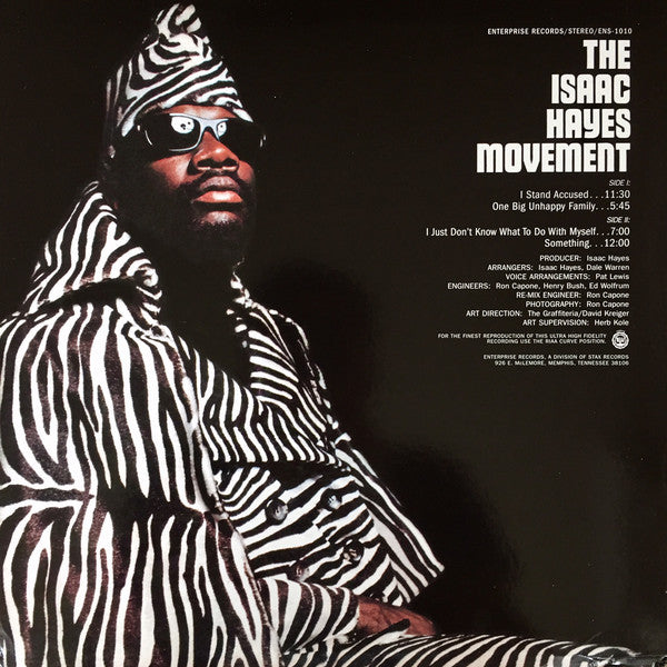 Isaac Hayes : The Isaac Hayes Movement (LP, Album, RE)