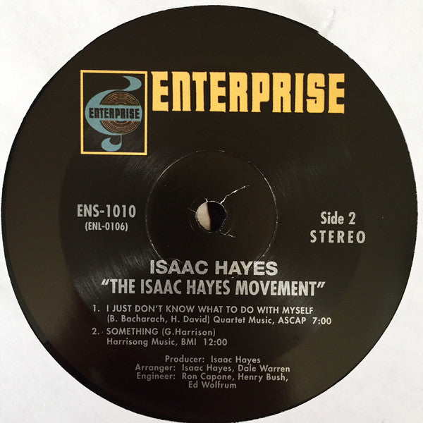 Isaac Hayes : The Isaac Hayes Movement (LP, Album, RE)