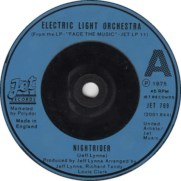 Electric Light Orchestra : Nightrider (7", Single)