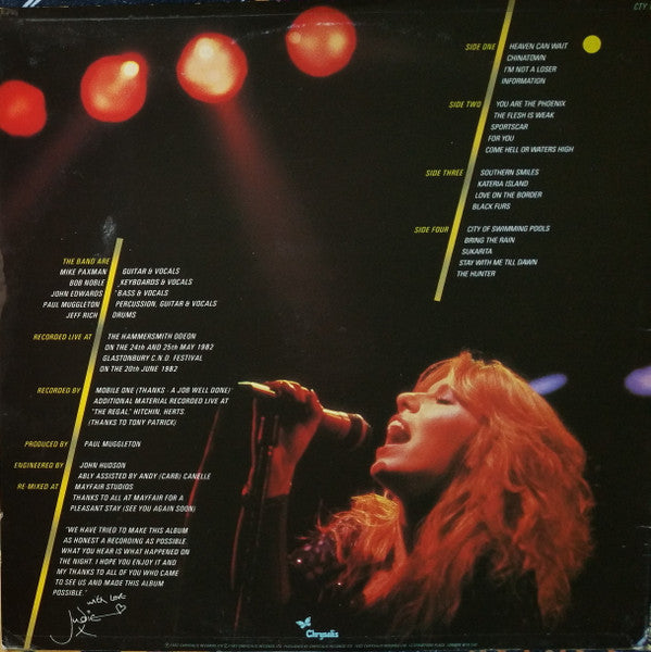 Judie Tzuke : Road Noise - The Official Bootleg (2xLP, Album)
