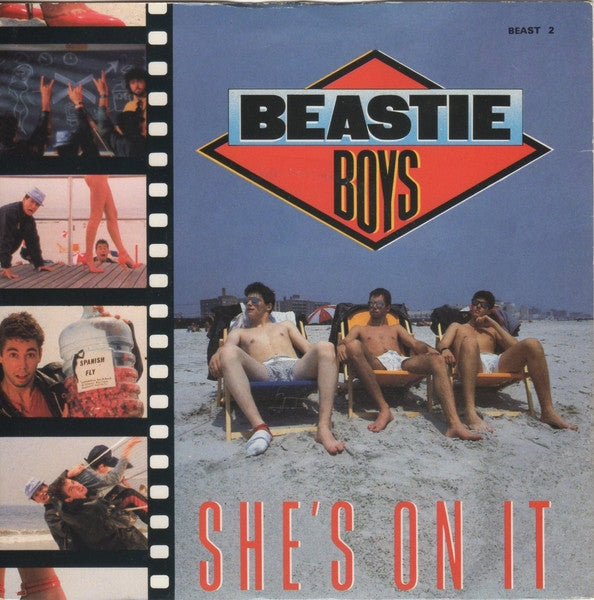 Beastie Boys : She's On It (7", Single, RE)