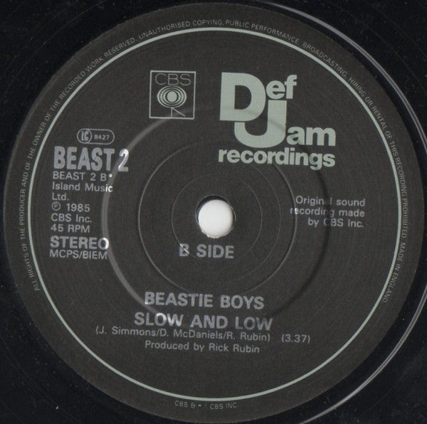 Beastie Boys : She's On It (7", Single, RE)