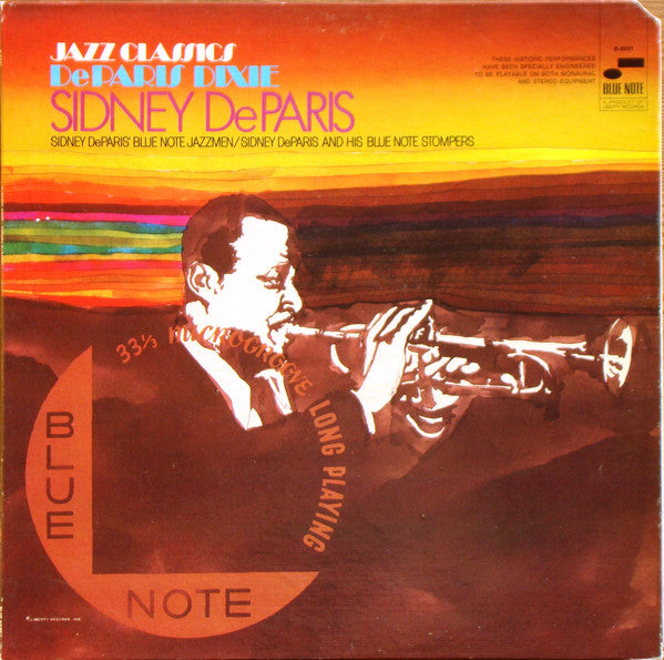 Sidney DeParis' Blue Note Jazzmen / Sidney DeParis And His Blue Note Stompers : DeParis  Dixie (LP, Comp)