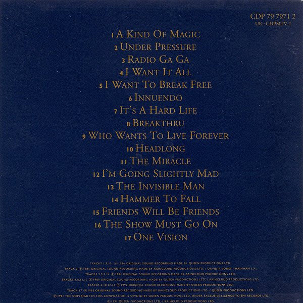 Queen : Greatest Hits II (CD, Comp, EMI)