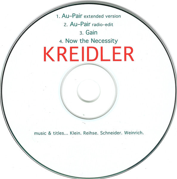 Kreidler : Au-Pair (CD, Maxi)