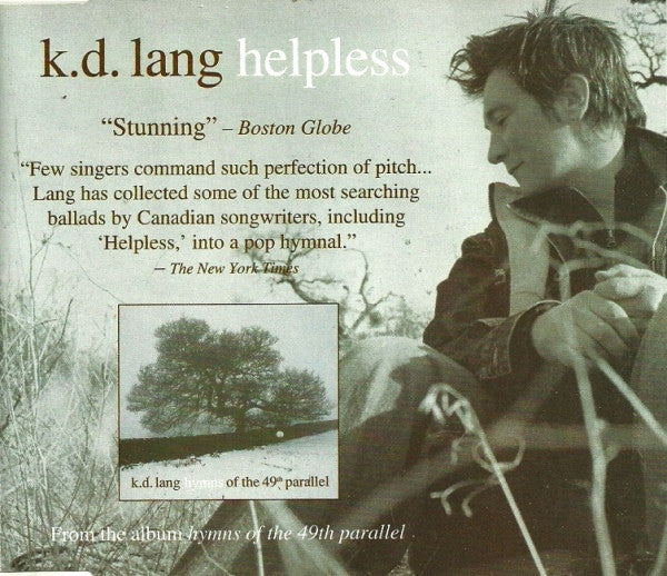 k.d. lang : Helpless (CD, Single, Promo)
